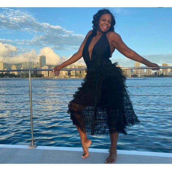 CANCAN TULLE MIDI SKIRT - Picture 5 of 5